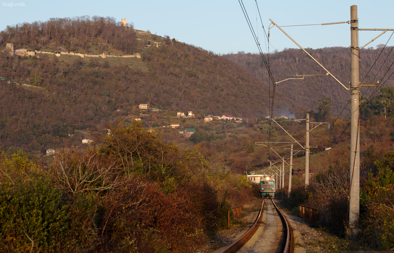 ВЛ8-1162; Абхазская железная дорога — Станции и Перегоны