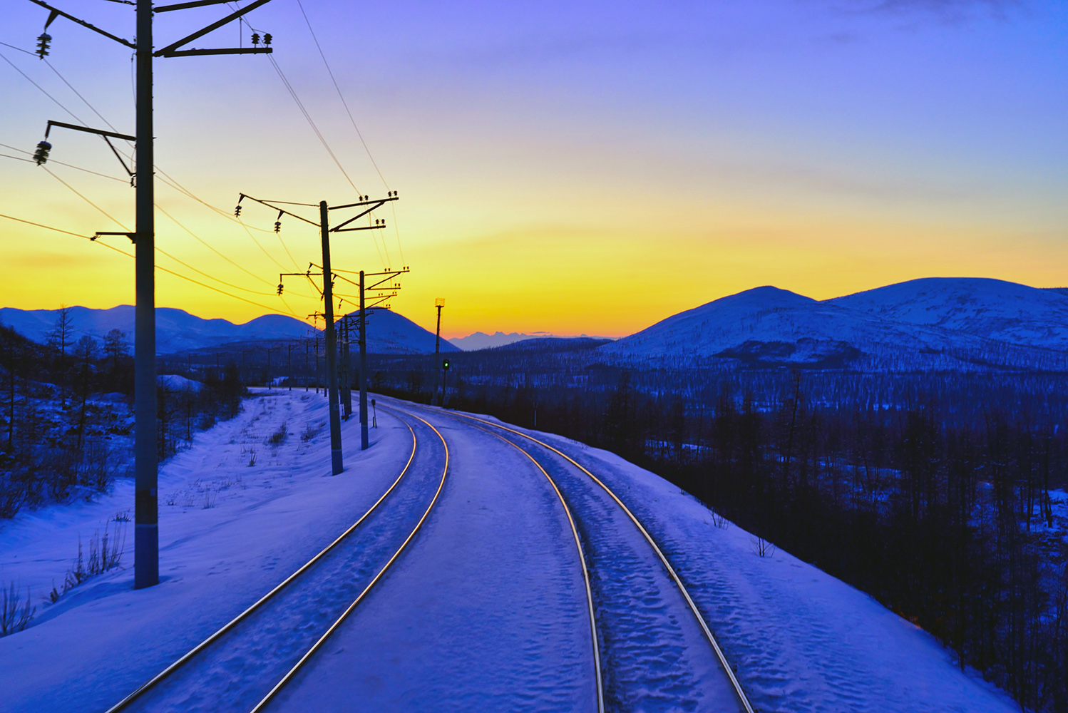 Восточно-Сибирская железная дорога — Перегоны