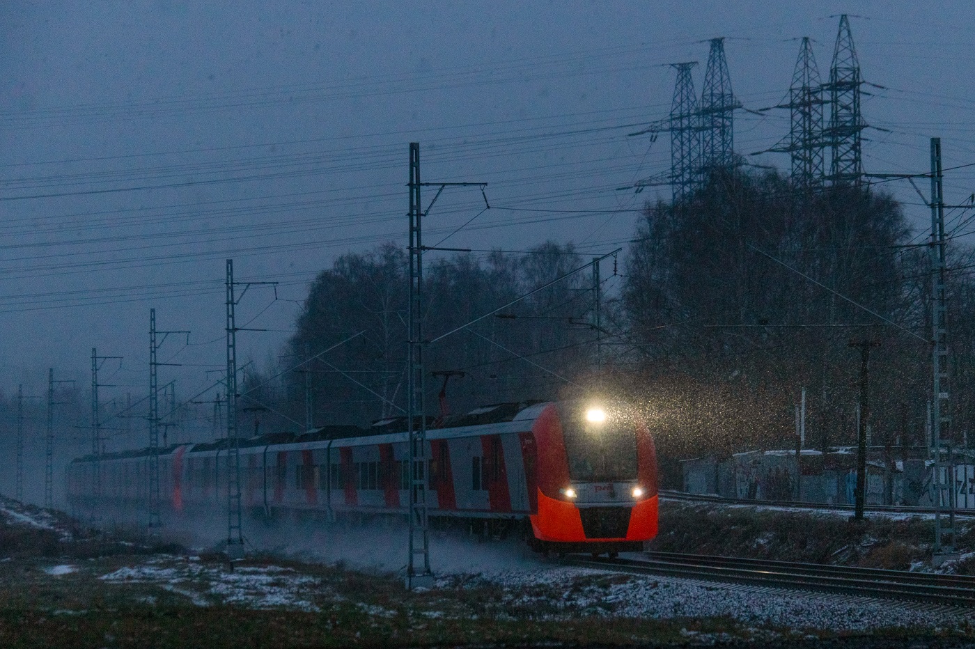 ЭС1П-017; Фотозарисовки (Московская железная дорога)