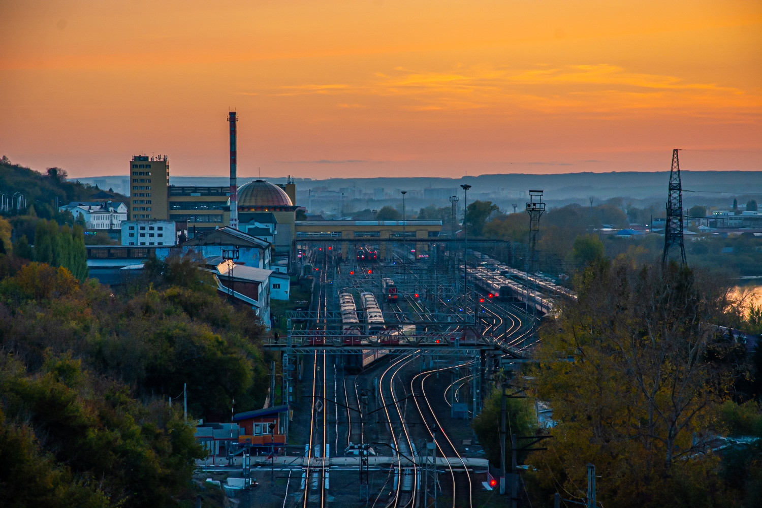 Куйбышевская железная дорога станции