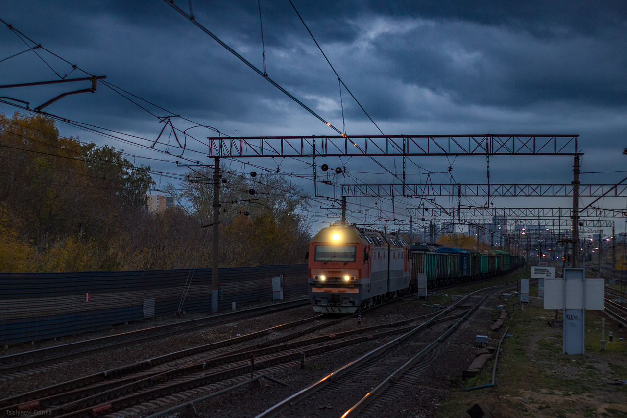 2ЭС6-100; Sverdlovsk Railway — Station and Hauls