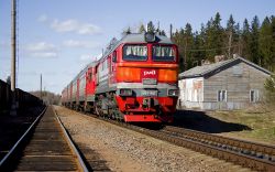 ЭТ2-018 (October Railway); ДМ62-1843 (October Railway)