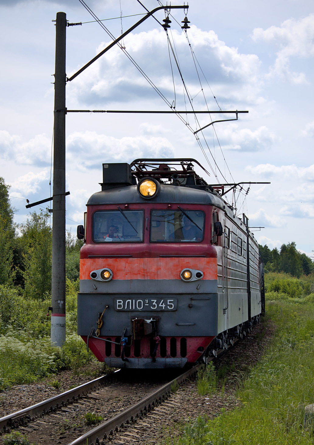 ВЛ10У-345; Фотозарисовки (Московская железная дорога)