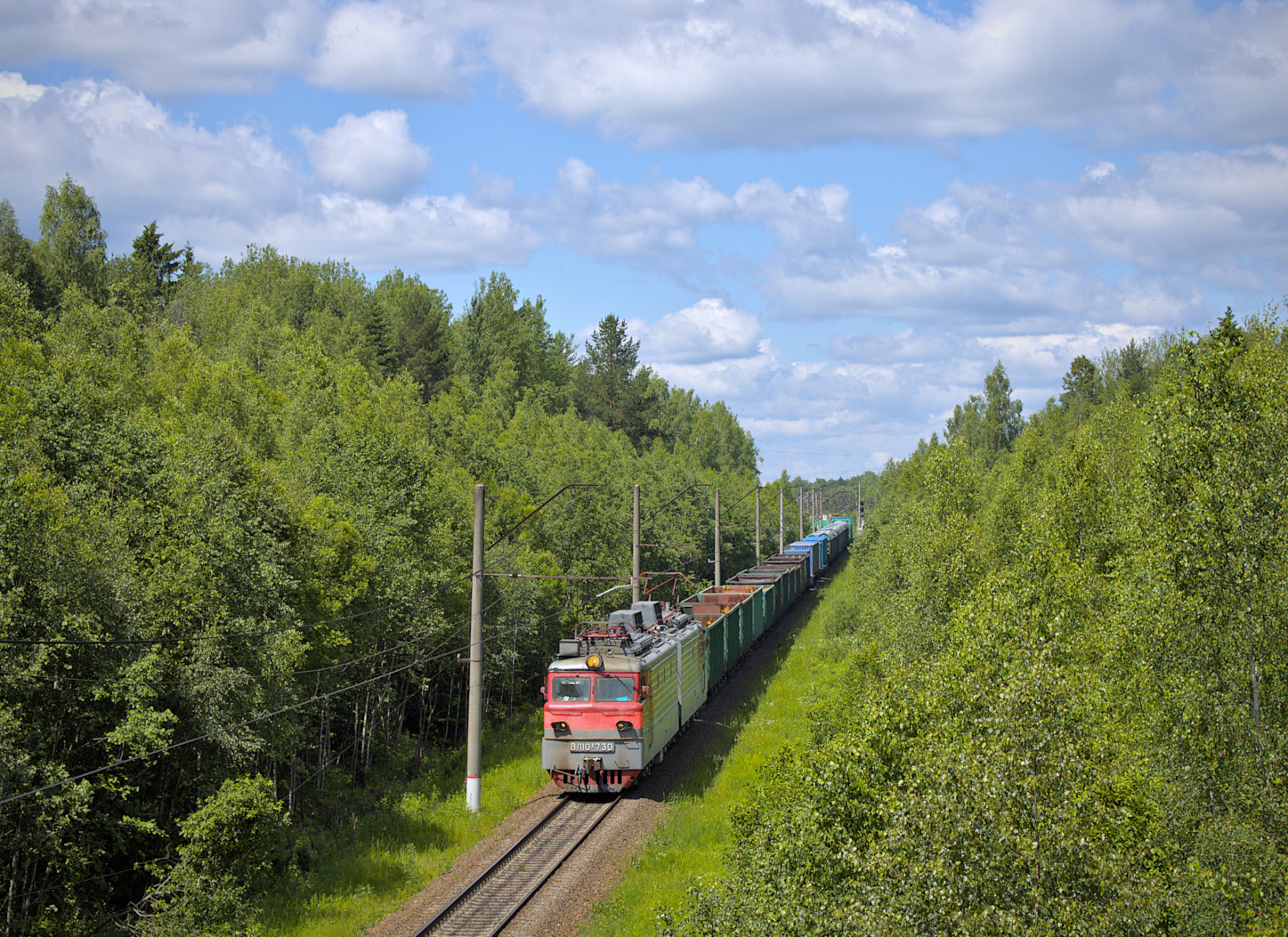 ВЛ10У-730; Фотозарисовки (Московская железная дорога)