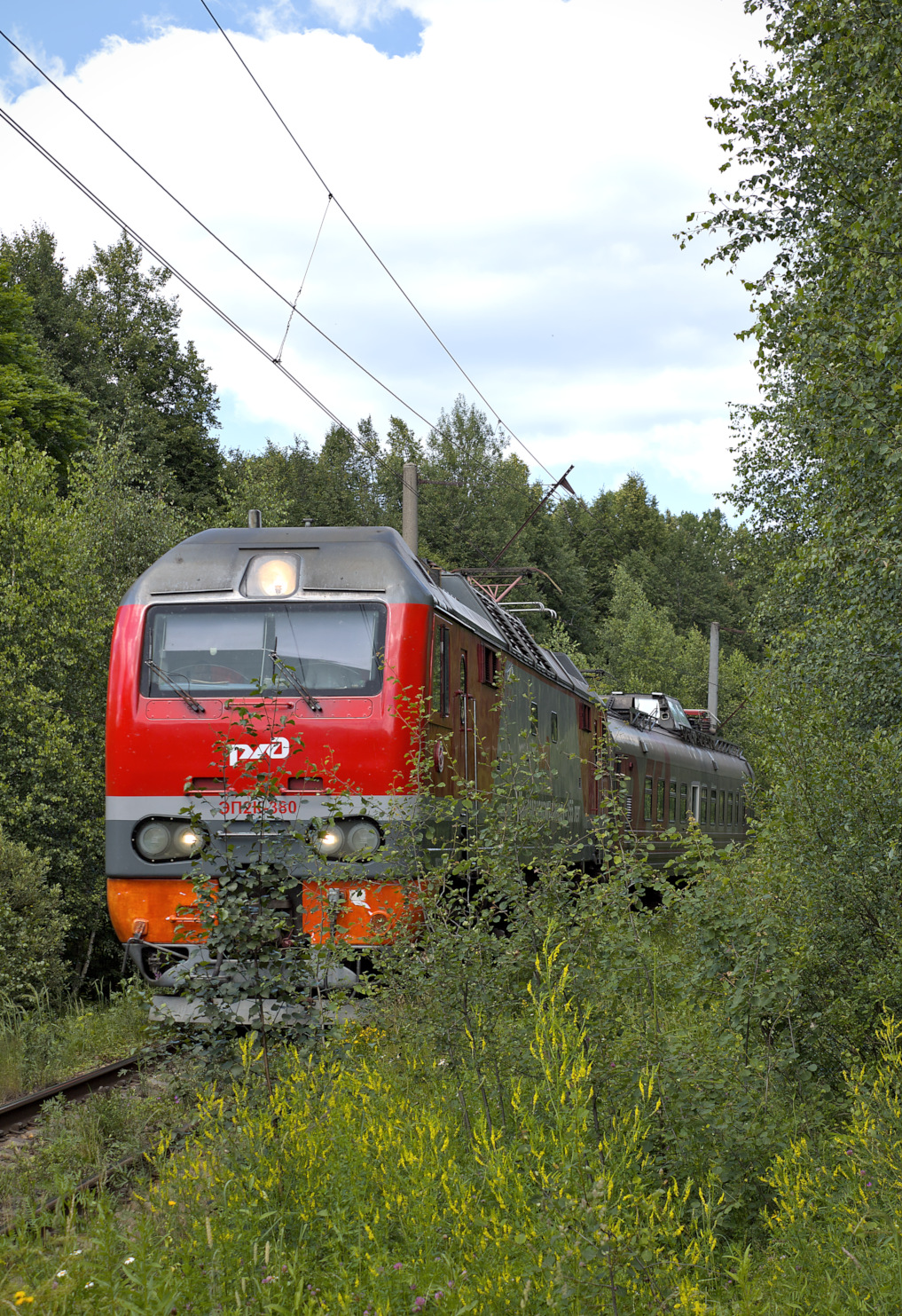 ЭП2К-380; Photo sketches (Moscow Railway)
