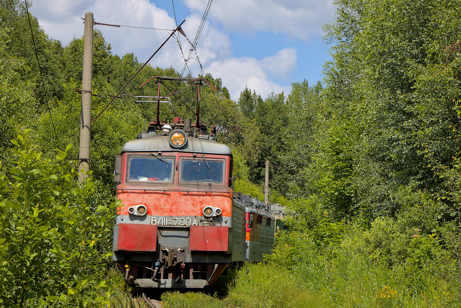ВЛ11.8У-700; Фотозарисовки (Московская железная дорога)