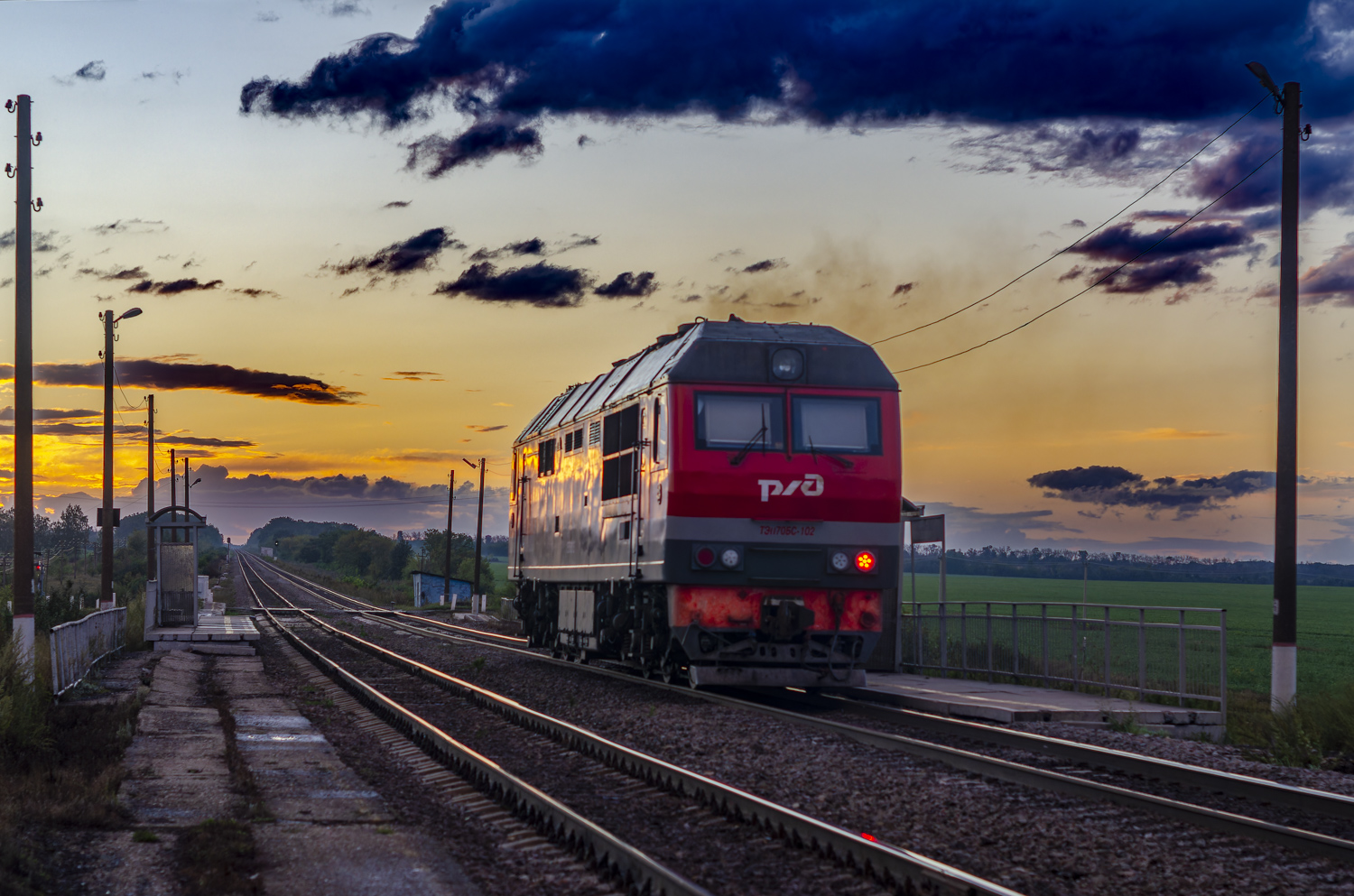 ТЭП70БС-102; Фотозарисовки (Юго-Восточная железная дорога)