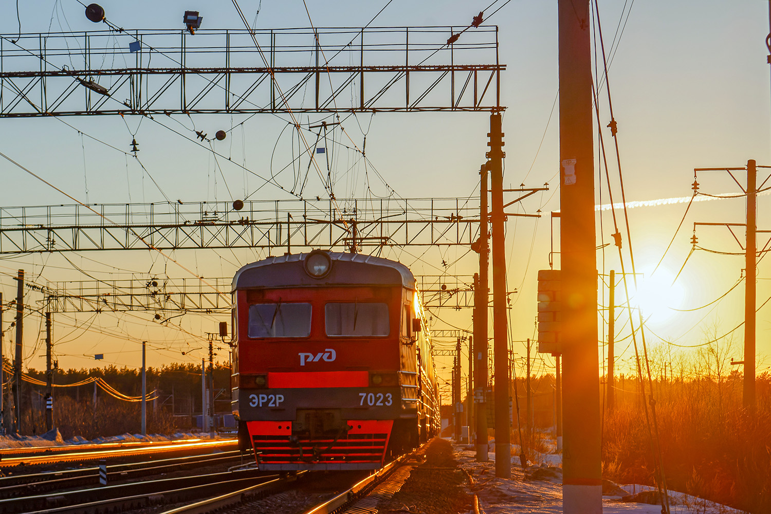 ЭР2Р-7023; Фотозарисовки (Московская железная дорога)