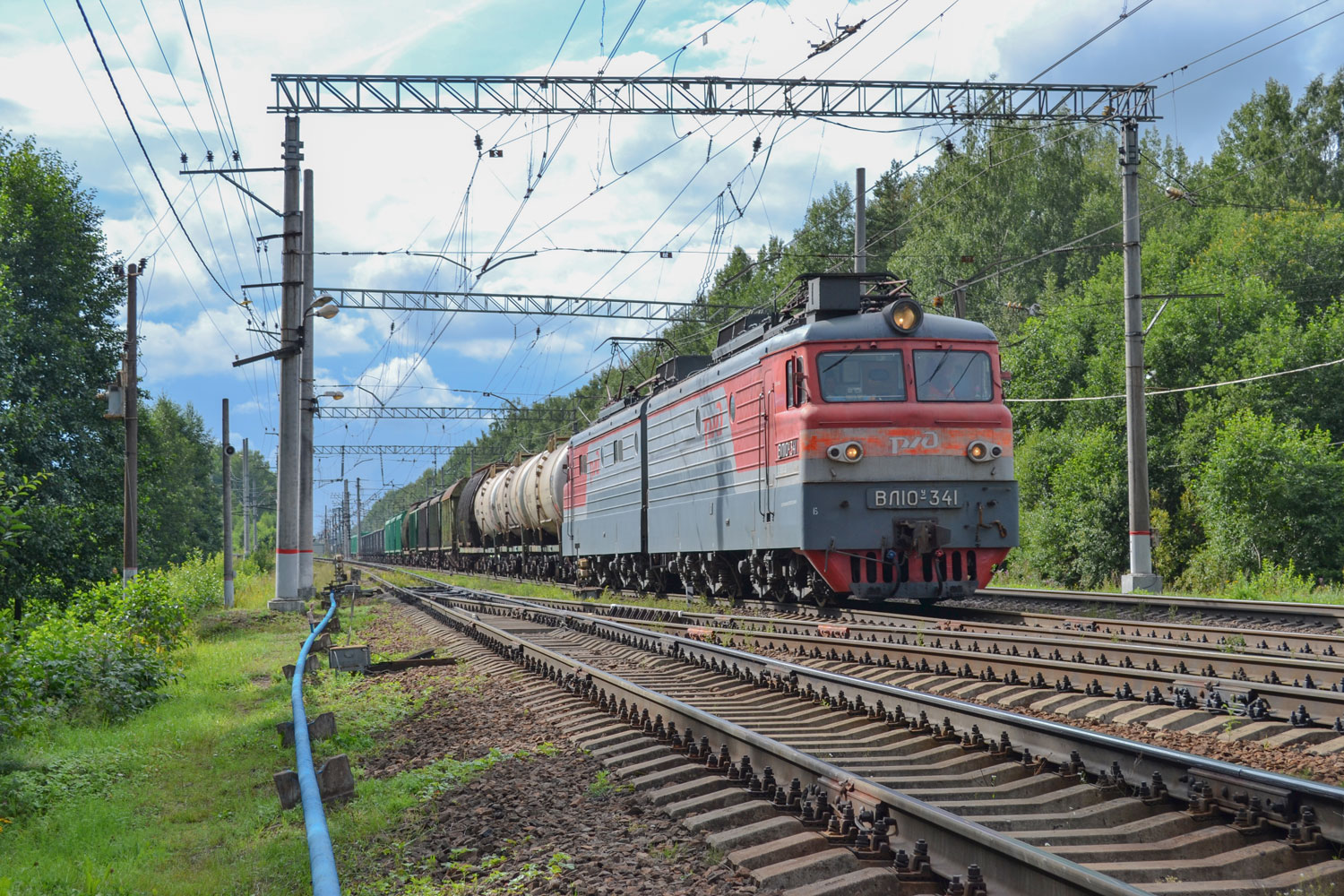 ВЛ10У-341; Октябрьская железная дорога — Станции и Перегоны