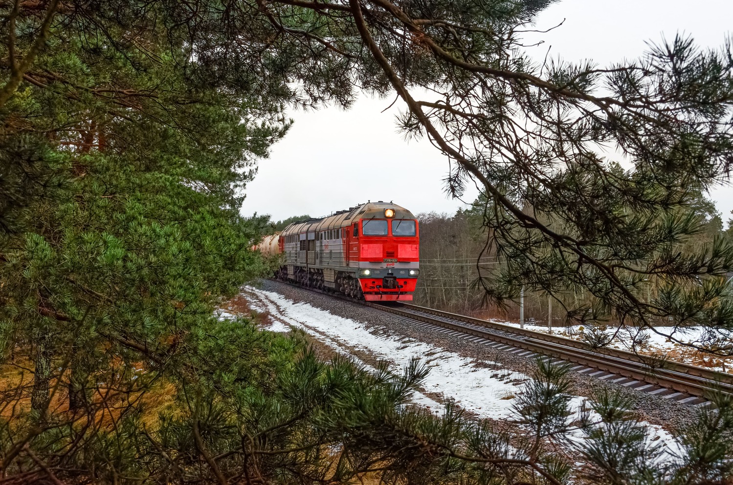 2ТЭ116У-0039; Фотозарисовки (Октябрьская железная дорога)