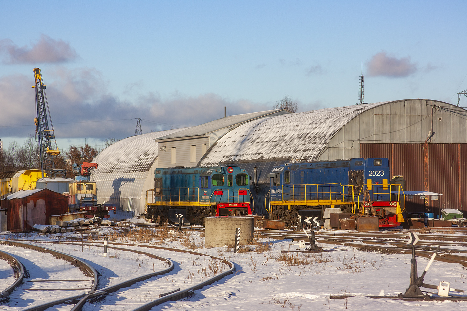 ДГку-2959; ТГМ6В-0188; ТГМ6А-2023; Московская железная дорога — Подъездные пути