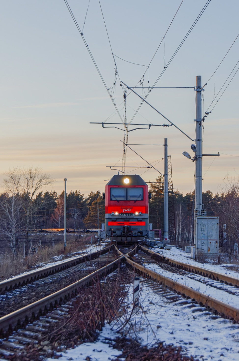 2ЭС6-1509; Фотозарисовки (Московская железная дорога)