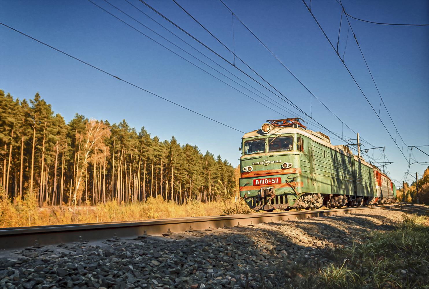 ВЛ10У-511; Фотозарисовки (Куйбышевская железная дорога)