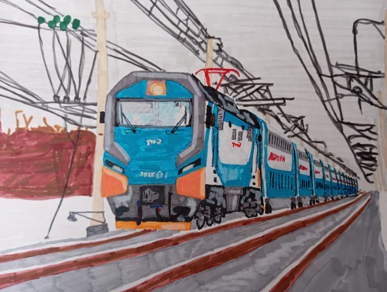 Железнодорожное творчество (Россия, прочее)