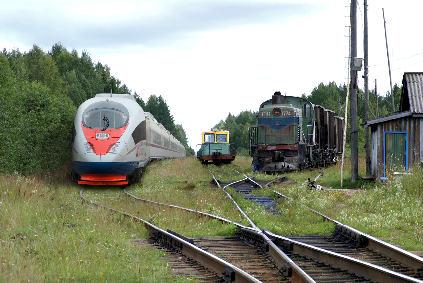 Железнодорожный юмор (Россия, прочее)