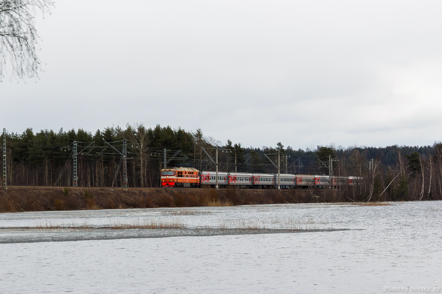 ТЭП70-0254; Фотозарисовки (Октябрьская железная дорога)