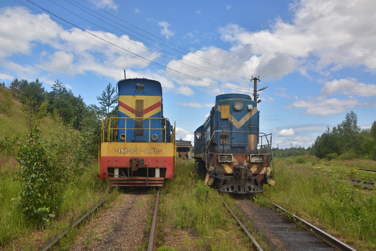 ЧМЭ3-078; ТЭМ2М-1522