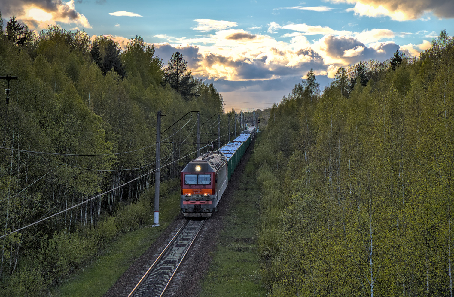 2ЭС6-821; Фотозарисовки (Московская железная дорога)
