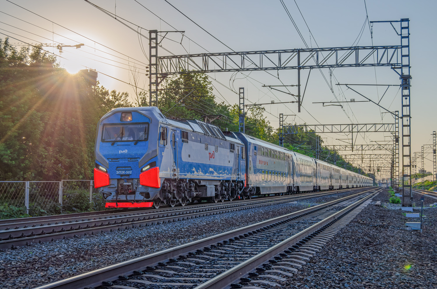 ЭП2К-502; Фотозарисовки (Октябрьская железная дорога)