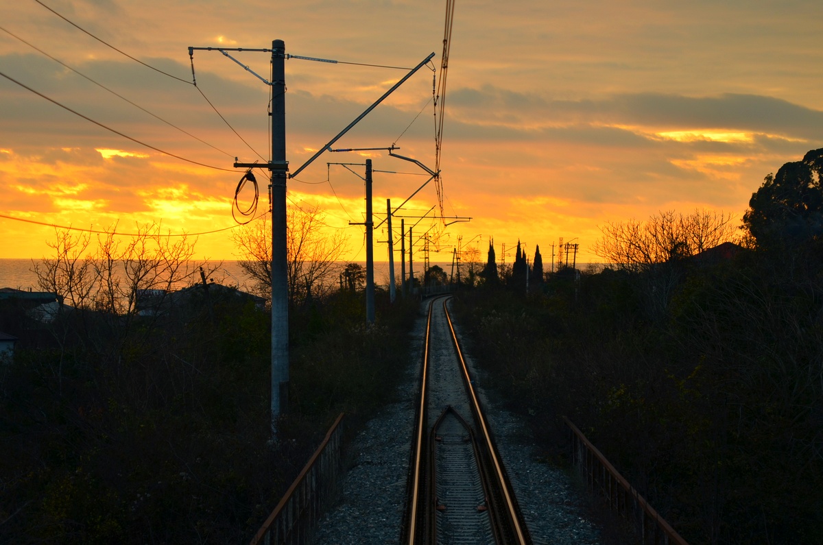 Abkhazian Railway &mdash; Stations and stretches