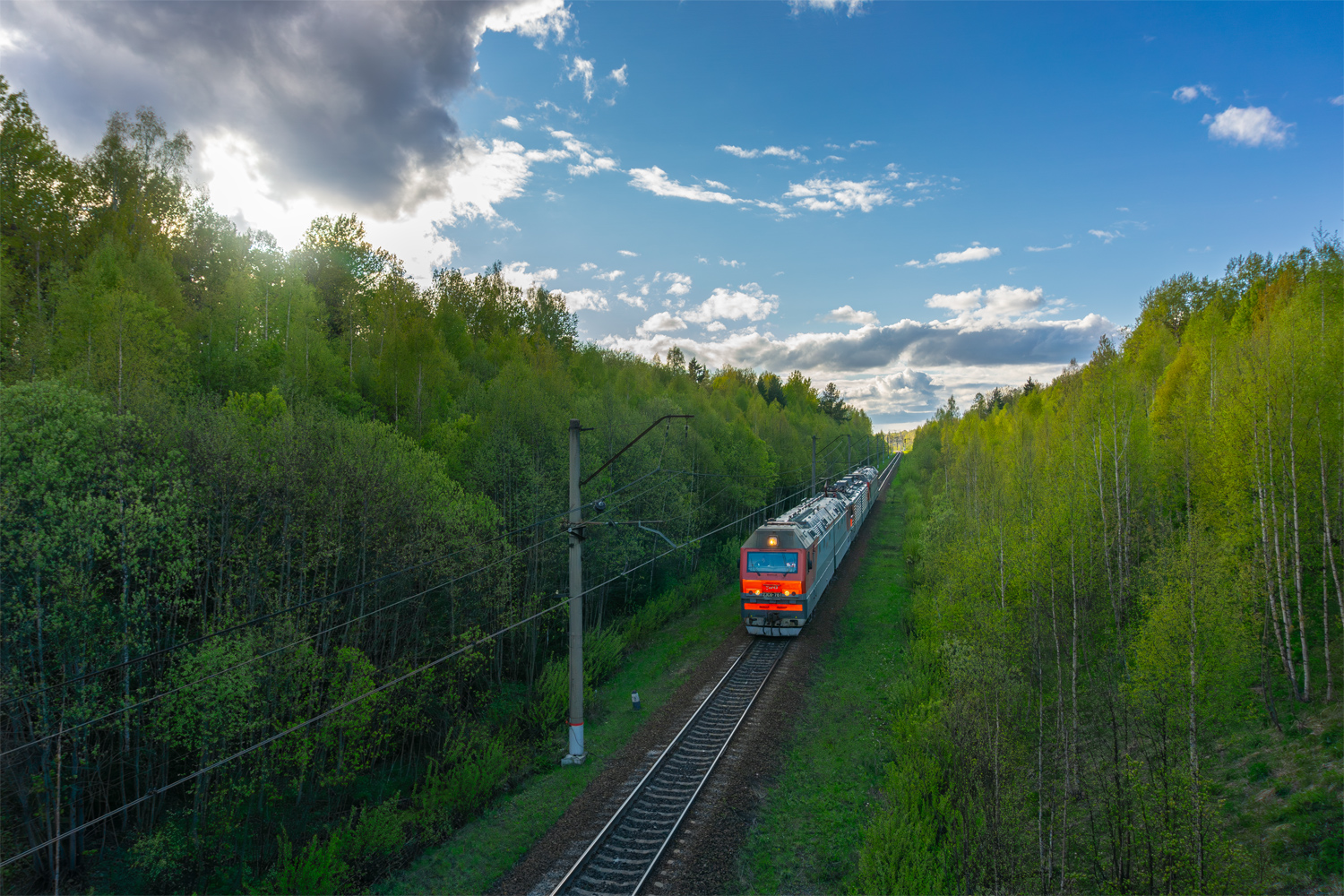 2ЭС6-761; Фотозарисовки (Московская железная дорога)