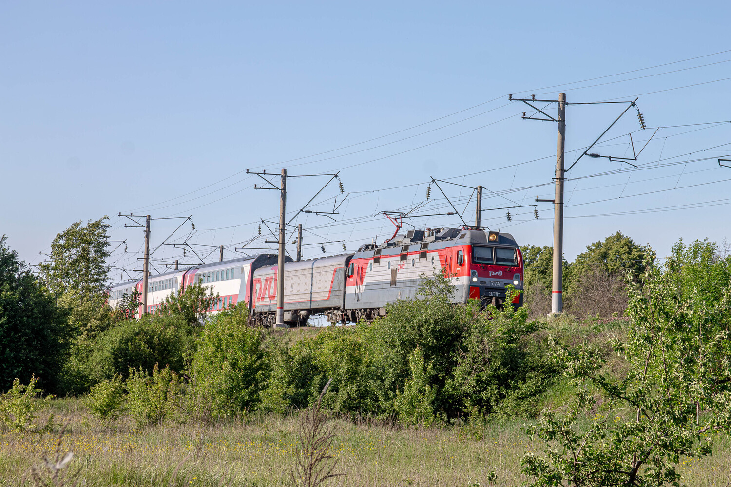 ЭП1М-774; Фотозарисовки (Юго-Восточная железная дорога)
