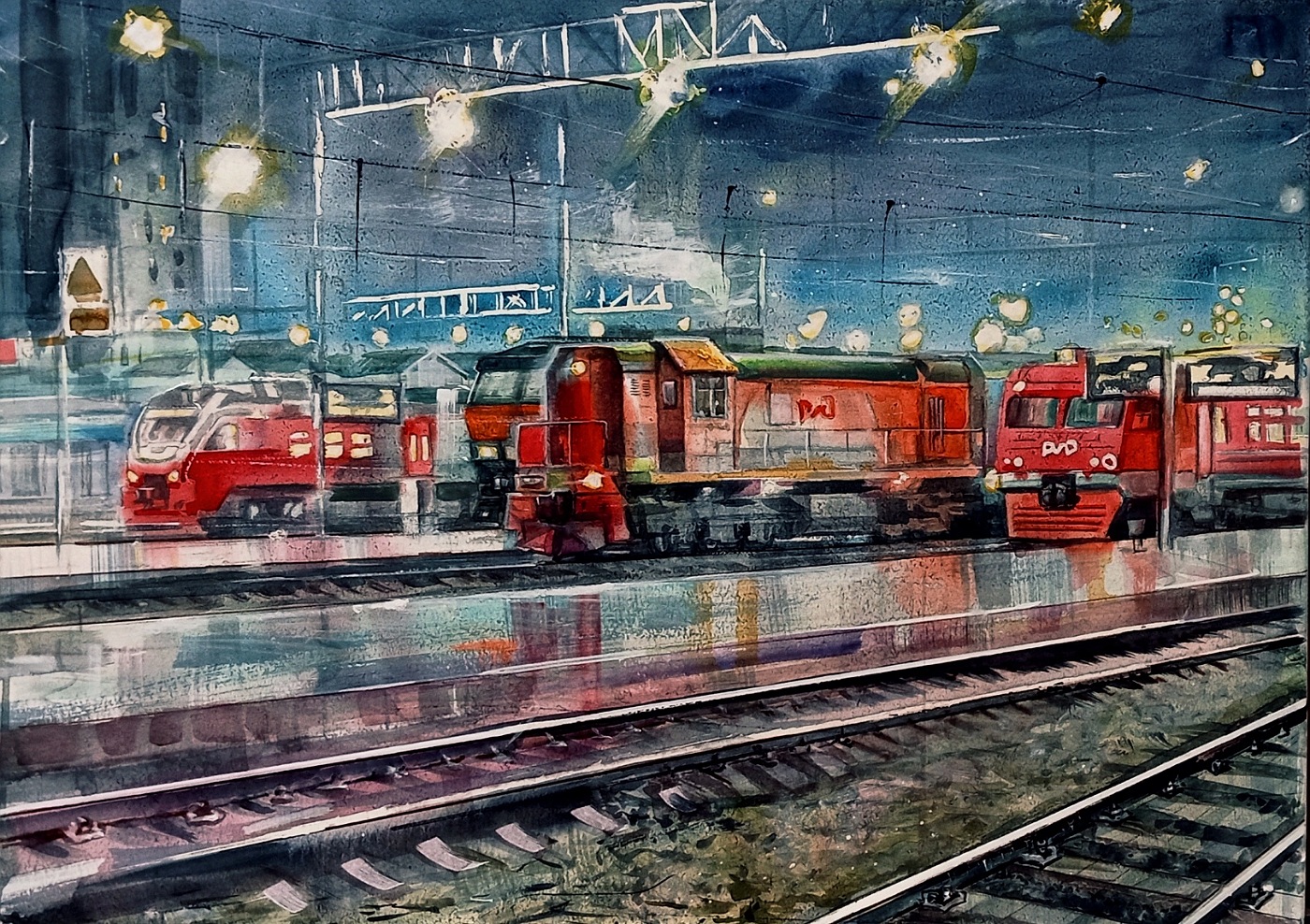 Железнодорожное творчество (Россия, прочее)
