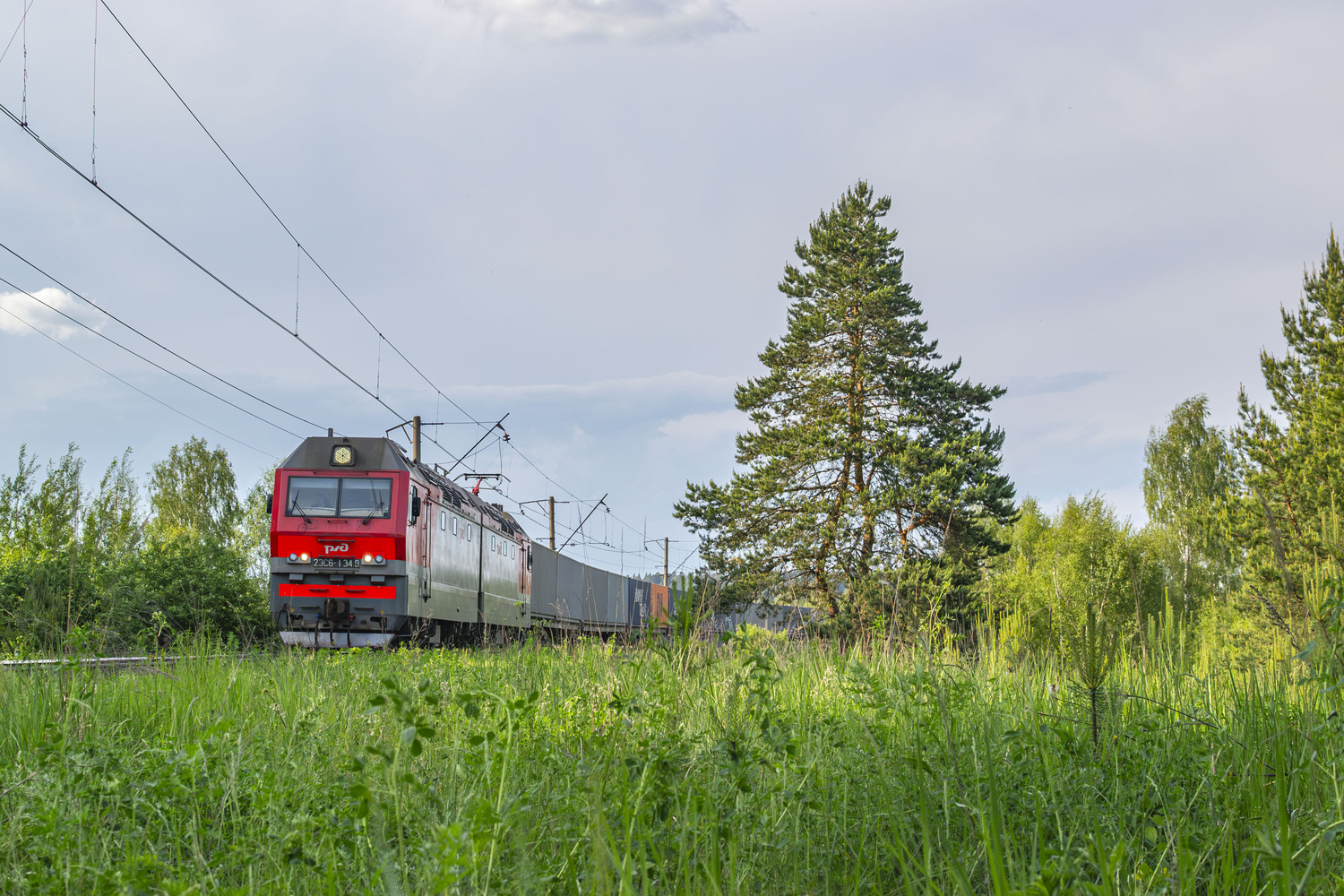 2ЭС6-1349; Фотозарисовки (Московская железная дорога)