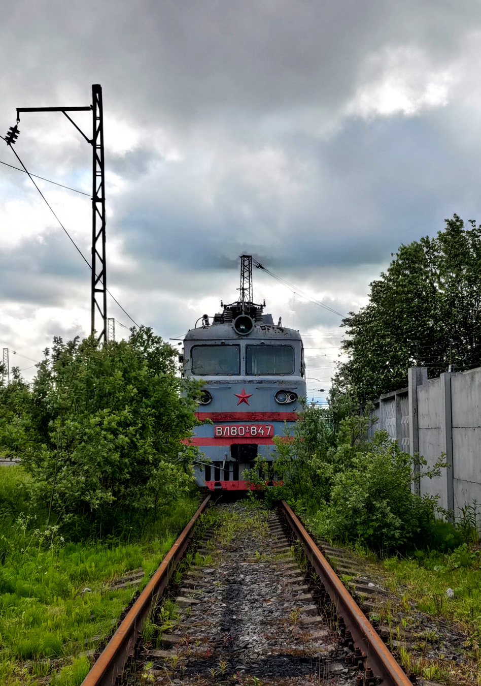 ВЛ80Т-847; Фотозарисовки (Октябрьская железная дорога)