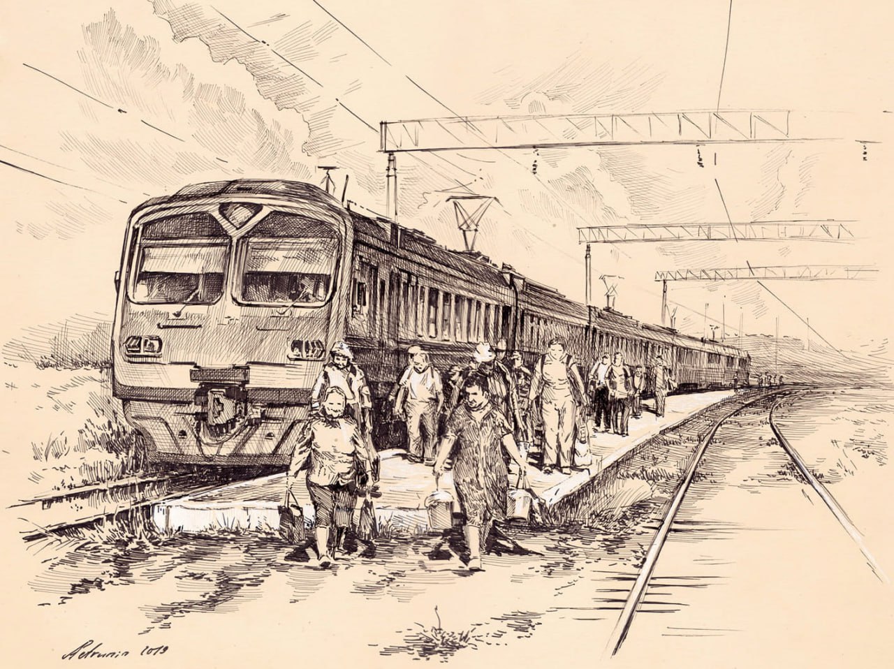 Железнодорожное творчество (Россия, прочее)