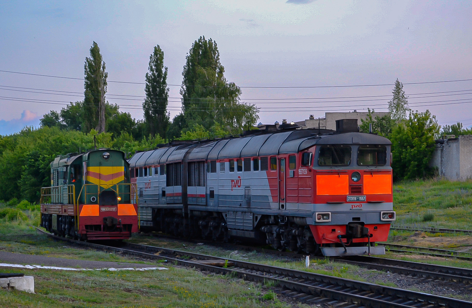 ЧМЭ3-5217; 2ТЭ116-1557