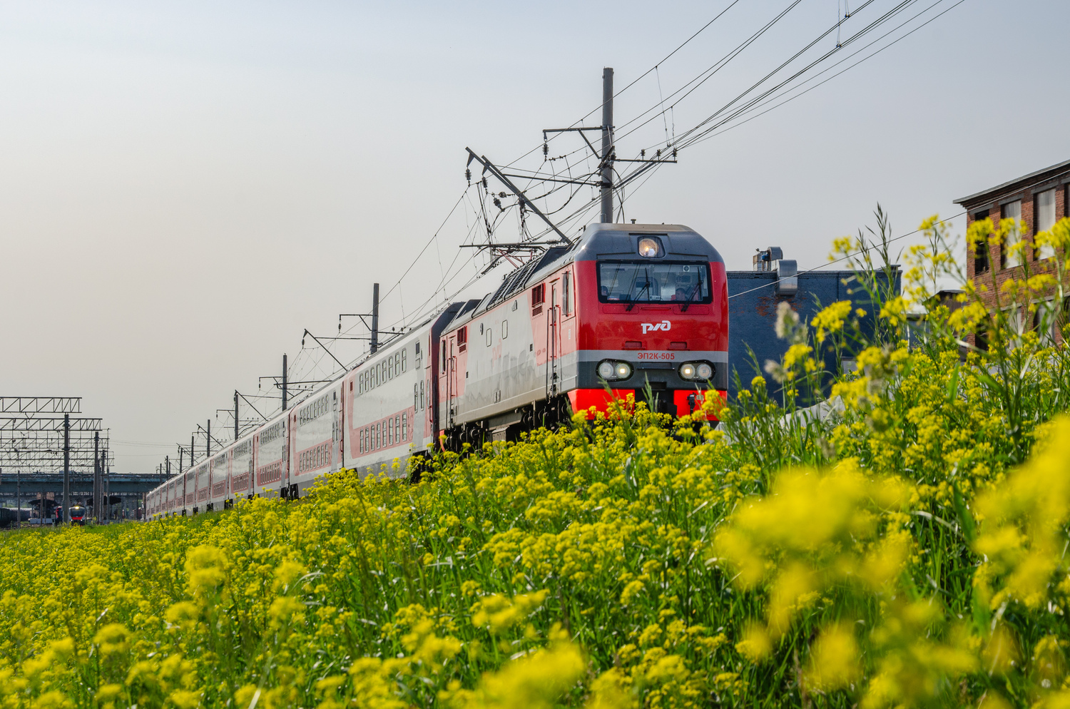 ЭП2К-505; Фотозарисовки (Московская железная дорога)