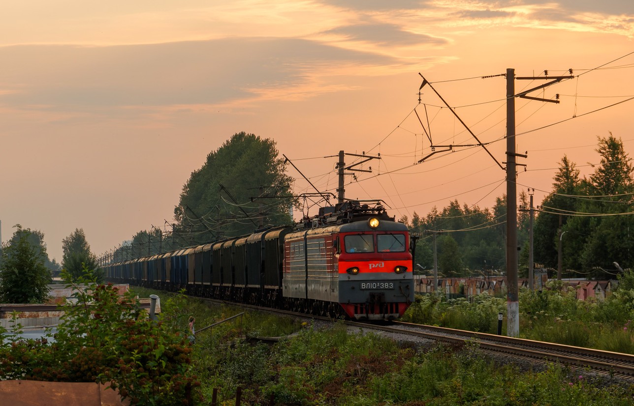 ВЛ10У-383; Фотозарисовки (Октябрьская железная дорога)