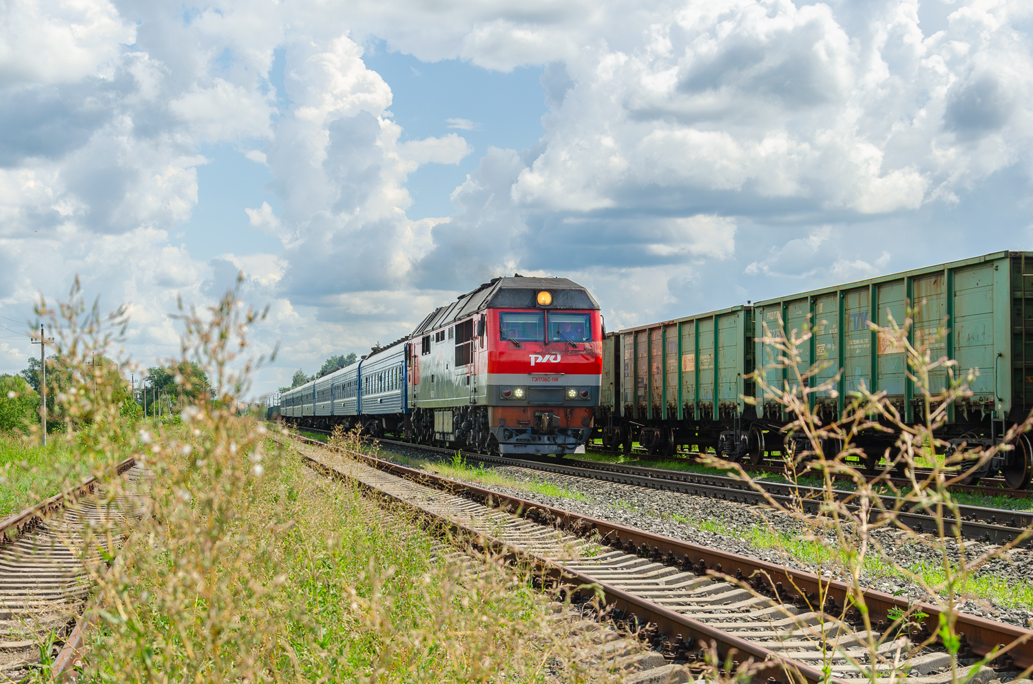 ТЭП70БС-166