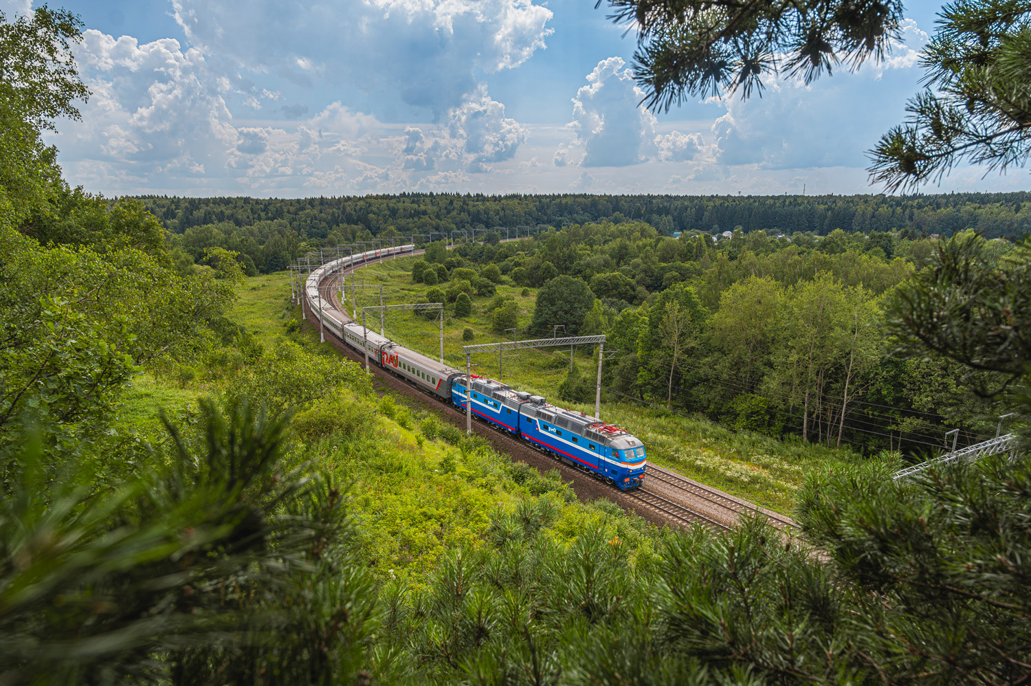 ЧС7-007; Фотозарисовки (Московская железная дорога)