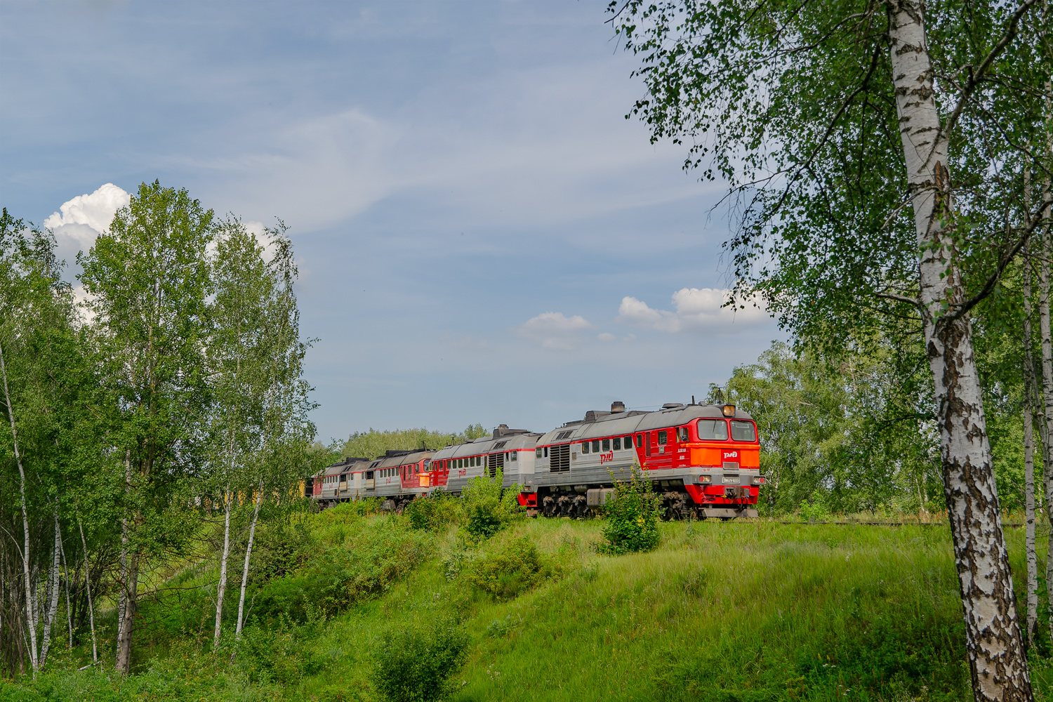 2М62У-0222; Фотозарисовки (Московская железная дорога)
