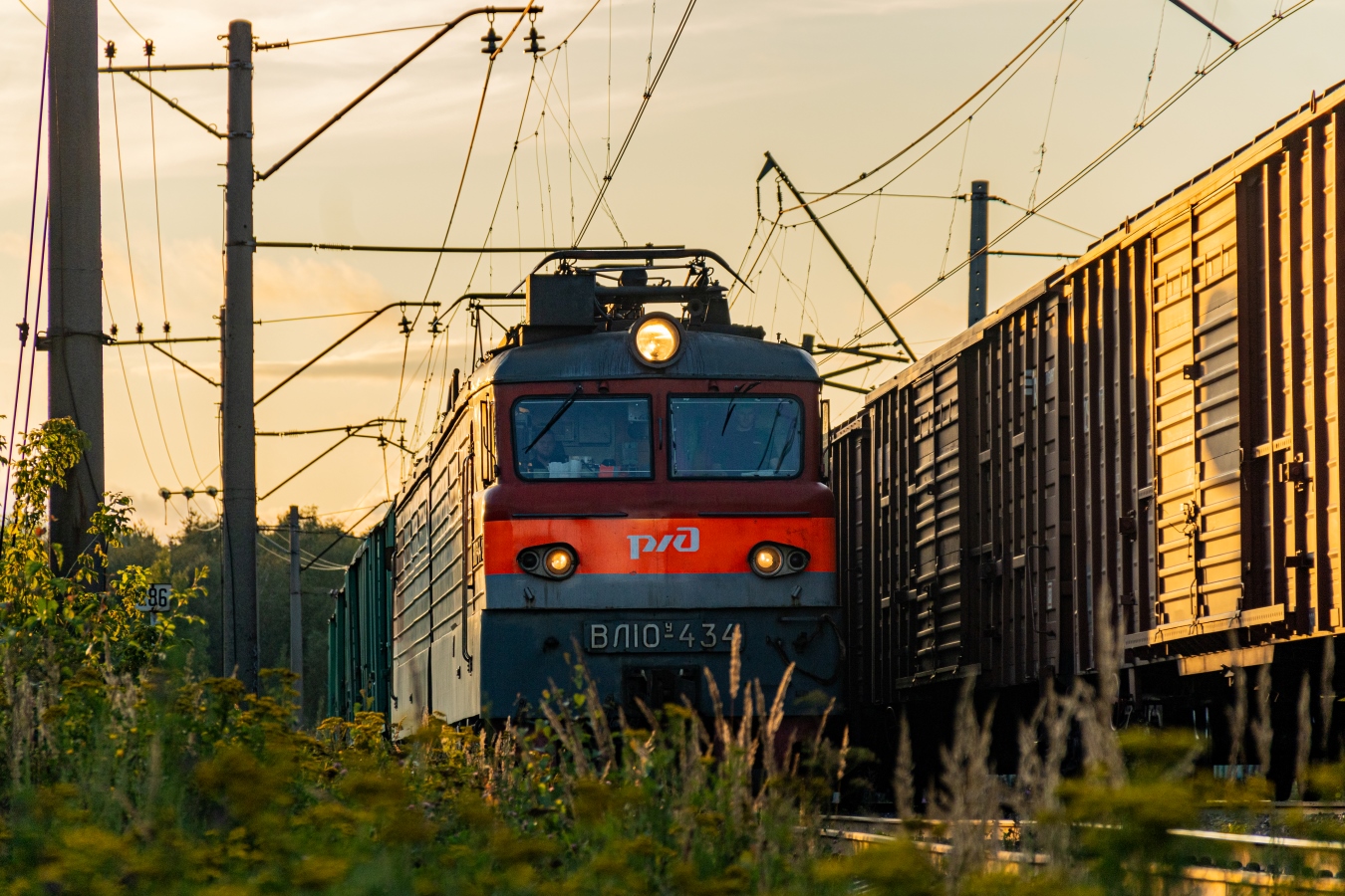 ВЛ10У-434; Фотозарисовки (Московская железная дорога)