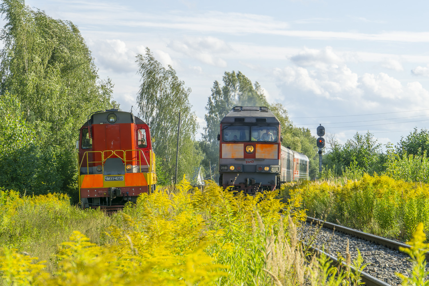 ЧМЭ3-4239; ТЭП70-0563