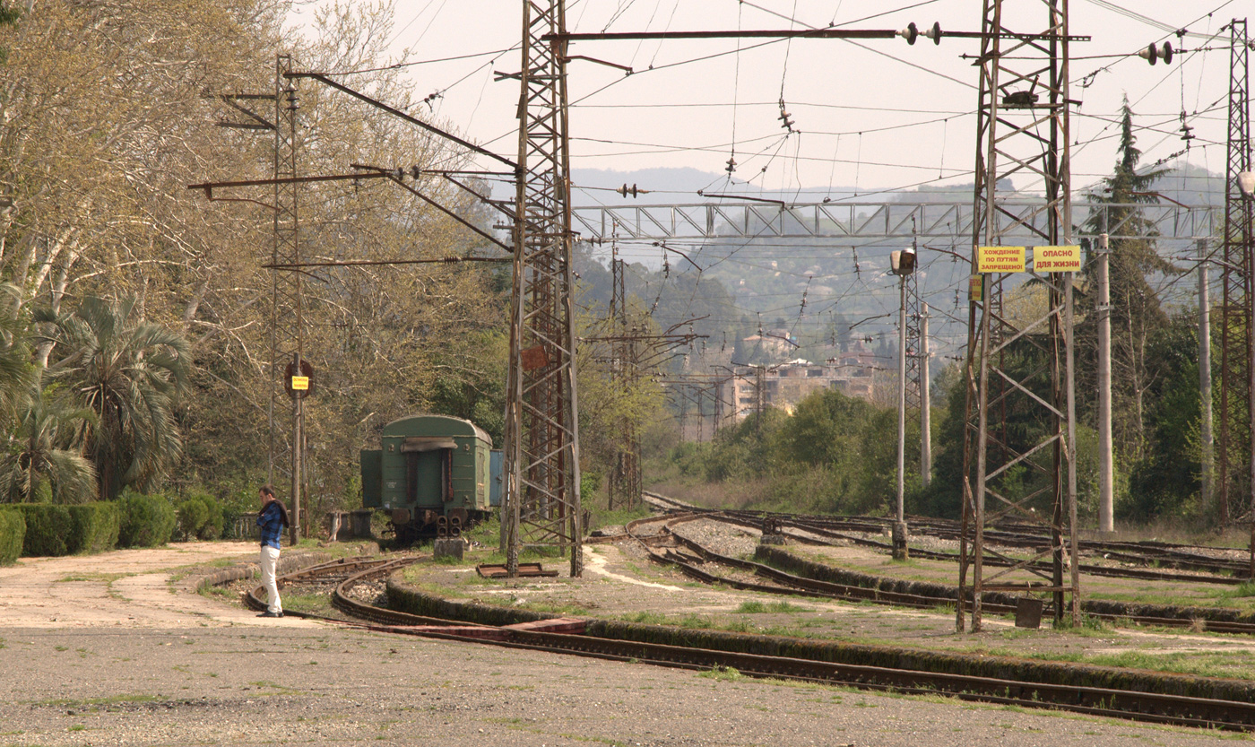 Abkhazian Railway &mdash; Stations and stretches