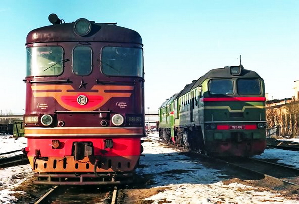 ТЭП60-0926; М62-1016; Исторические фотографии (Латвийская железная дорога)