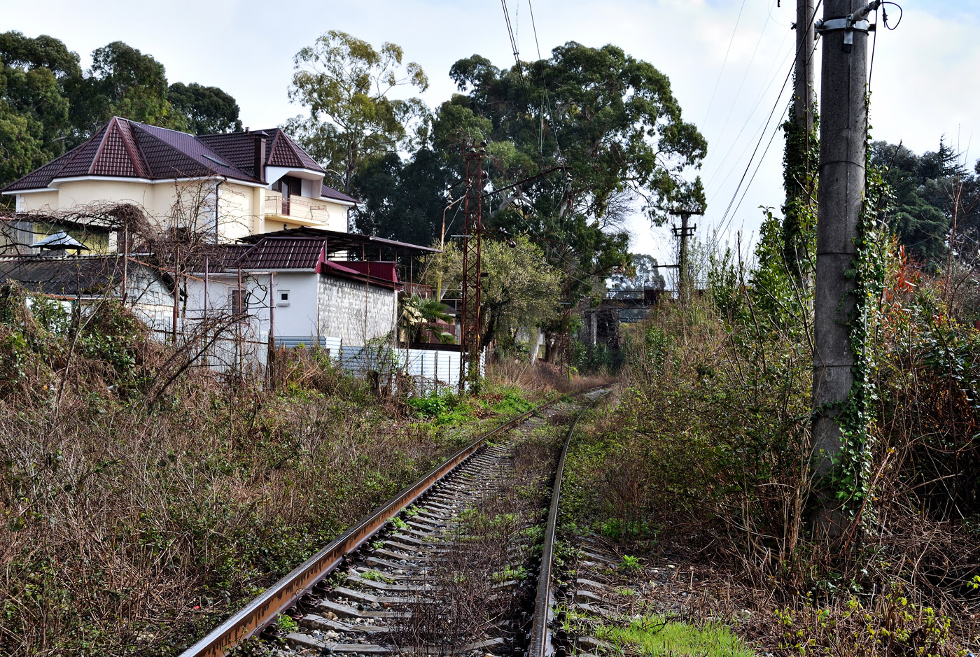 Abkhazian Railway &mdash; Stations and stretches
