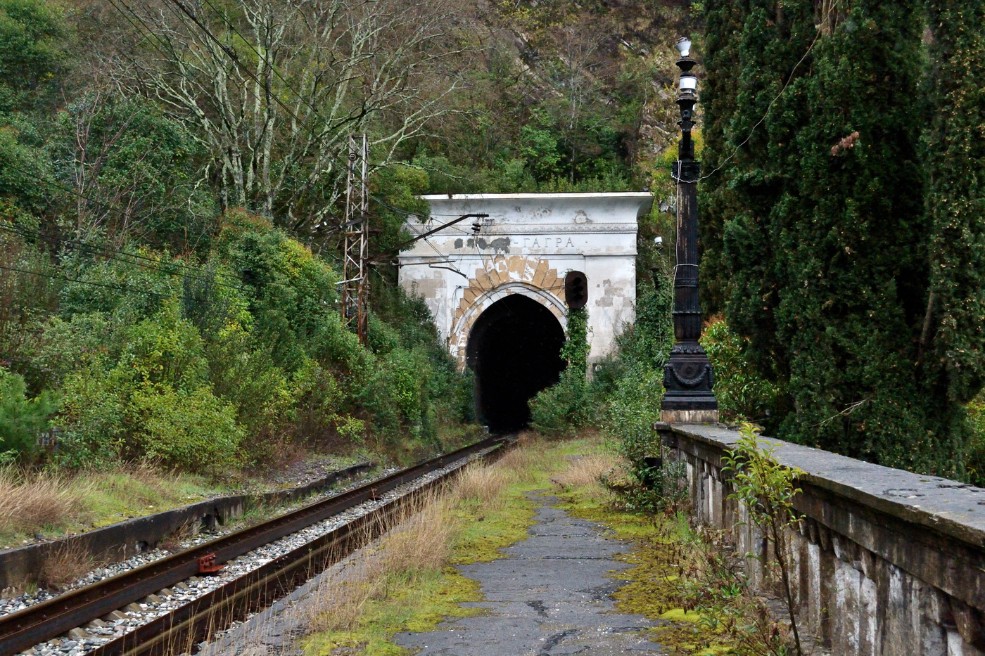Abkhazian Railway &mdash; Stations and stretches