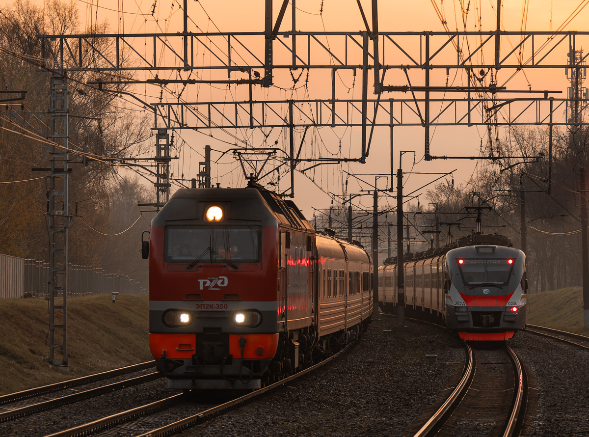 ЭП2К-350; Фотозарисовки (Московская железная дорога)