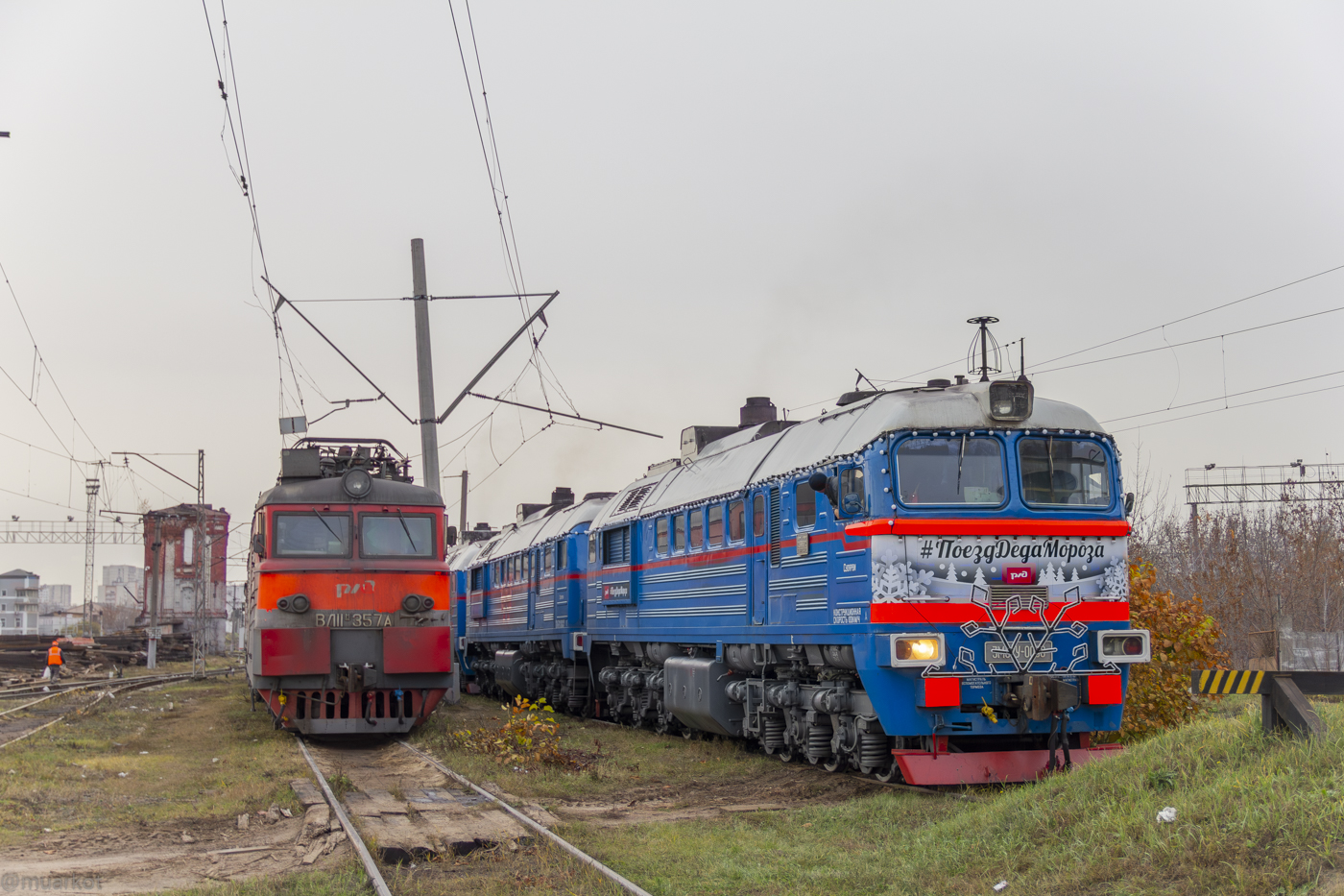 ВЛ11М-357; 3М62У-0058