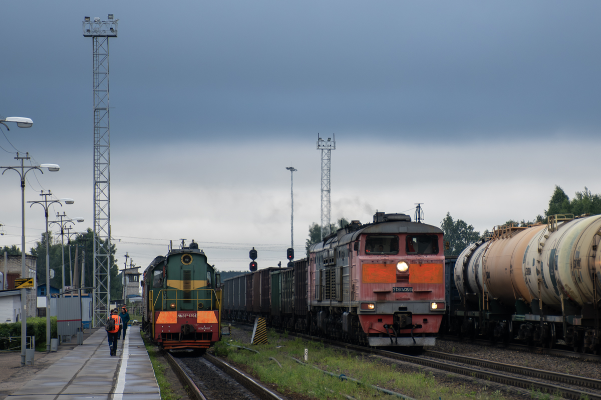 ЧМЭ3Э-6704; 2ТЭ10МК-3500