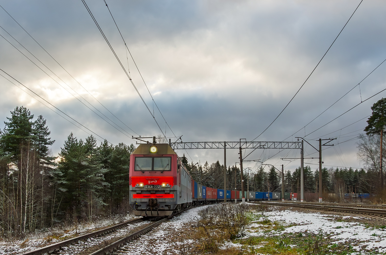 2ЭС6-772; Фотозарисовки (Октябрьская железная дорога)