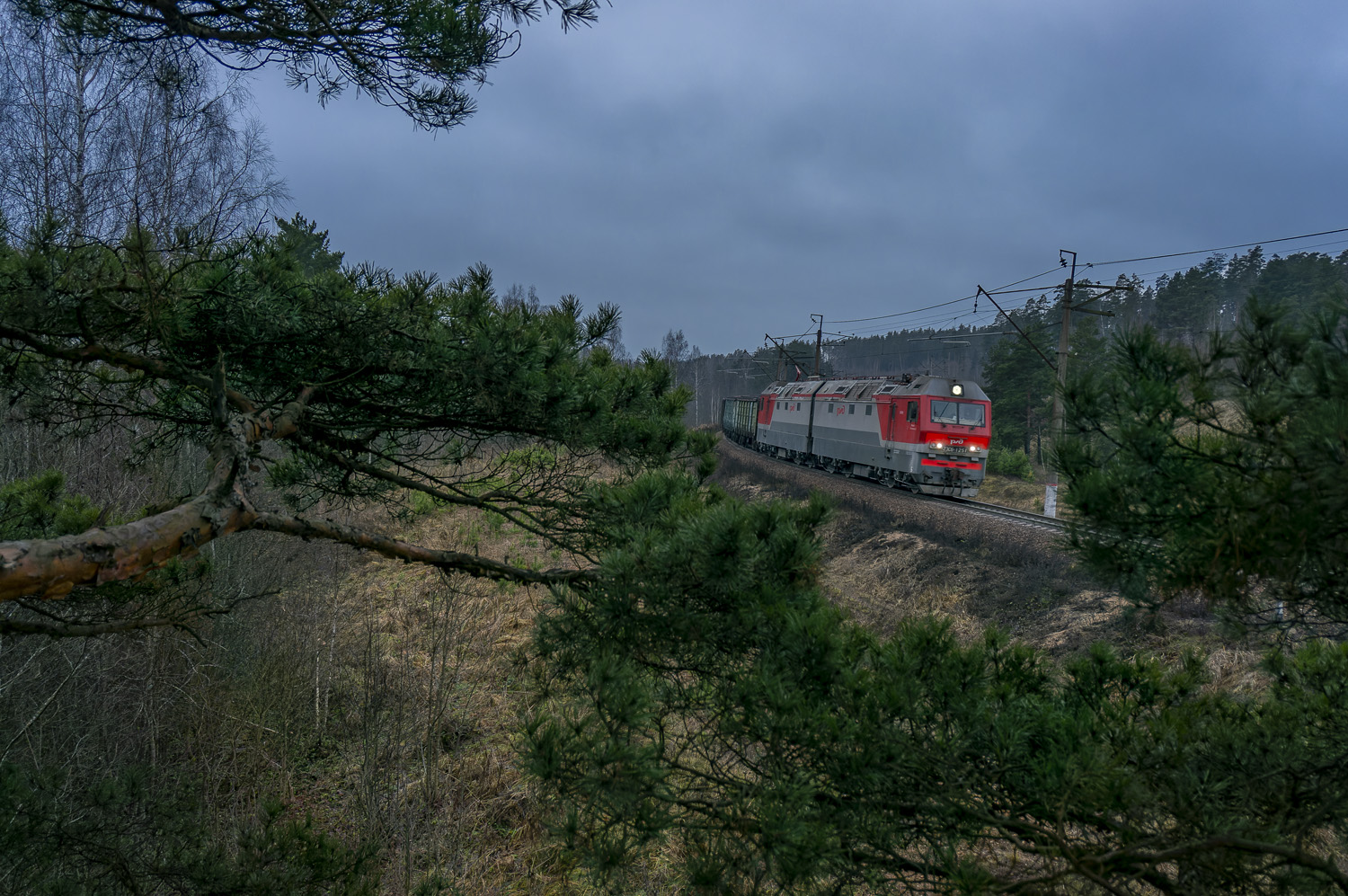 2ЭС6-1251; Фотозарисовки (Московская железная дорога)