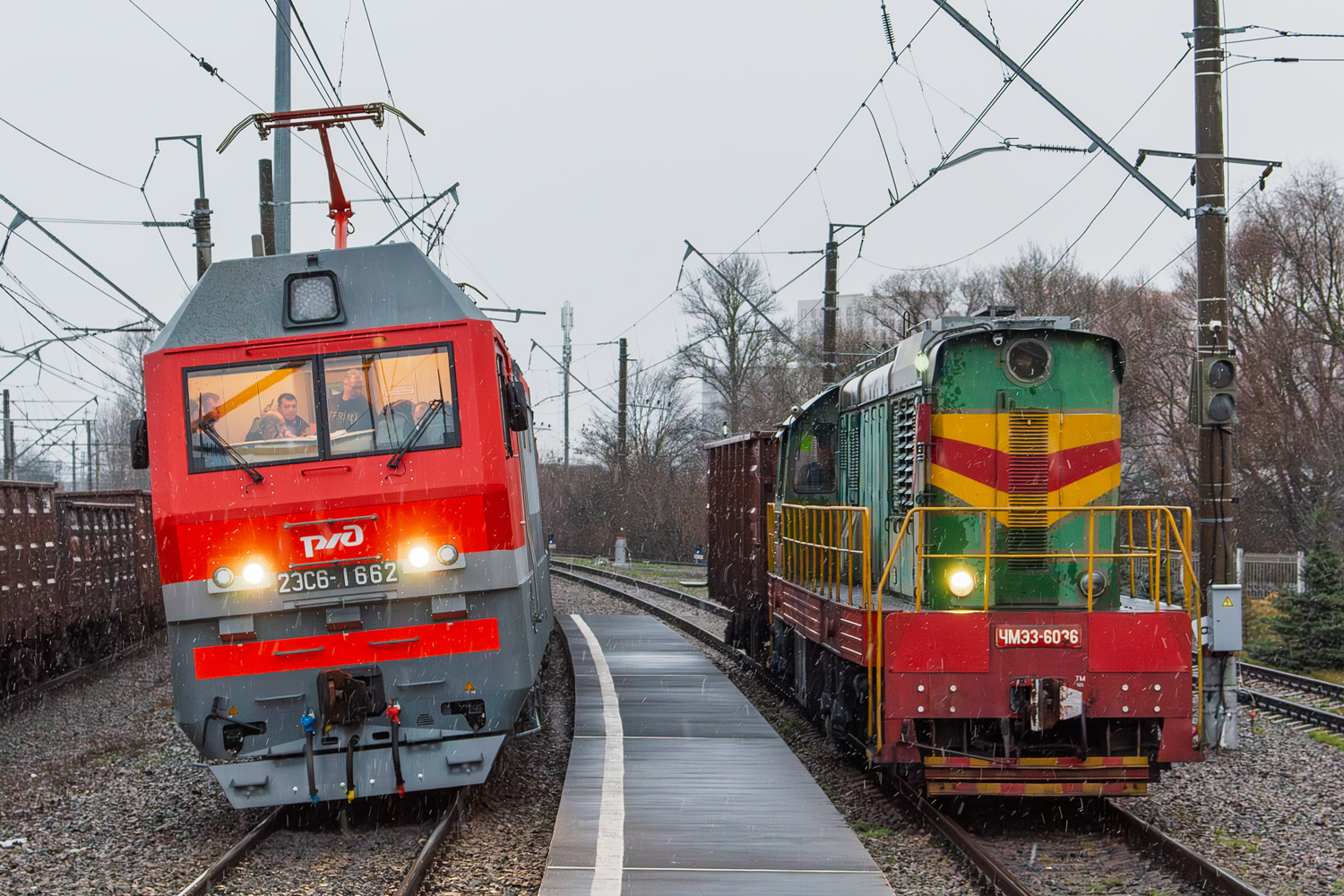 2ЭС6-1662; ЧМЭ3-6036
