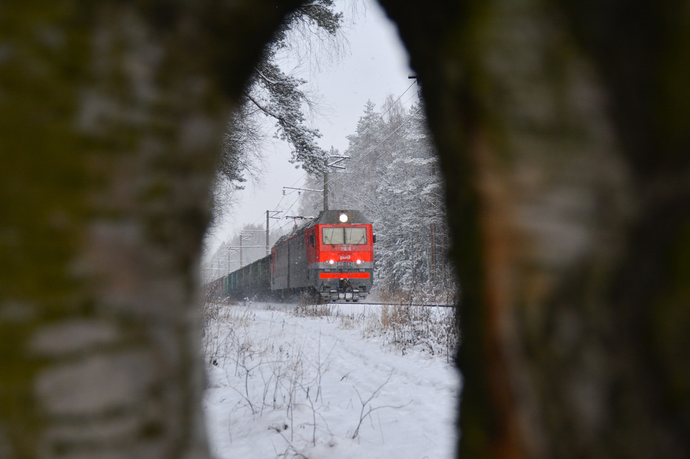 2ЭС6-1635; Фотозарисовки (Октябрьская железная дорога)