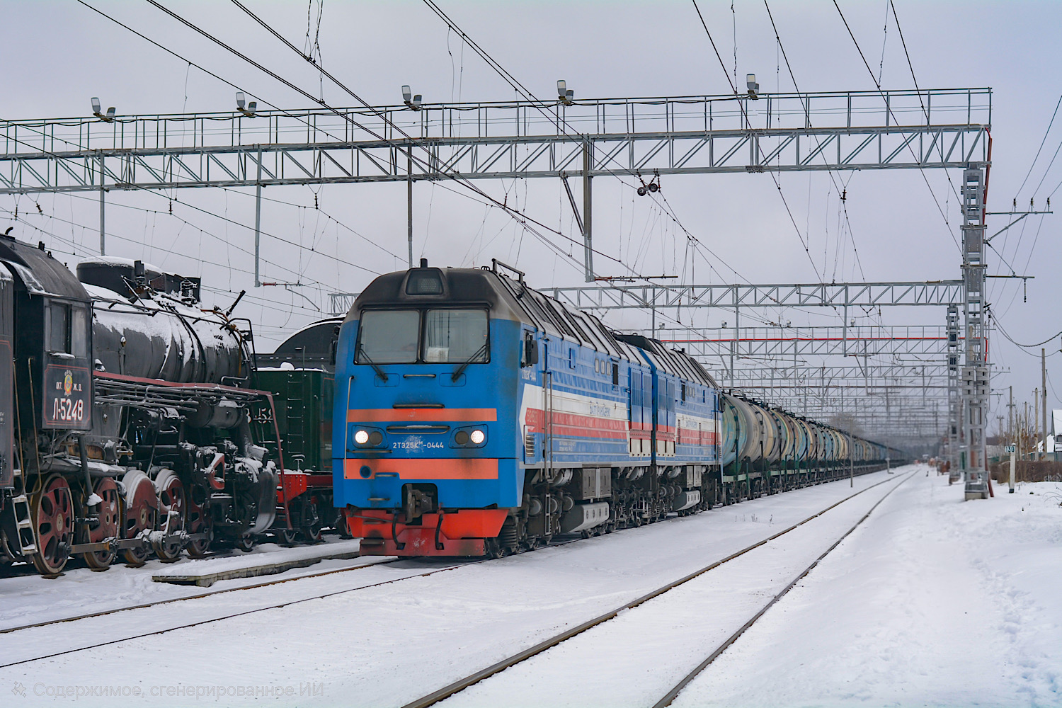 Л-5248; 2ТЭ25КМ-0444